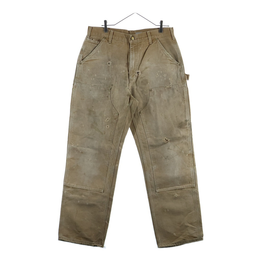 CARHARTT(カーハート) DOUBLE KNEE CARPENTER DUCK PANTS B136 BRN ダブルニー カーペンター ダックパンツ ブラウン