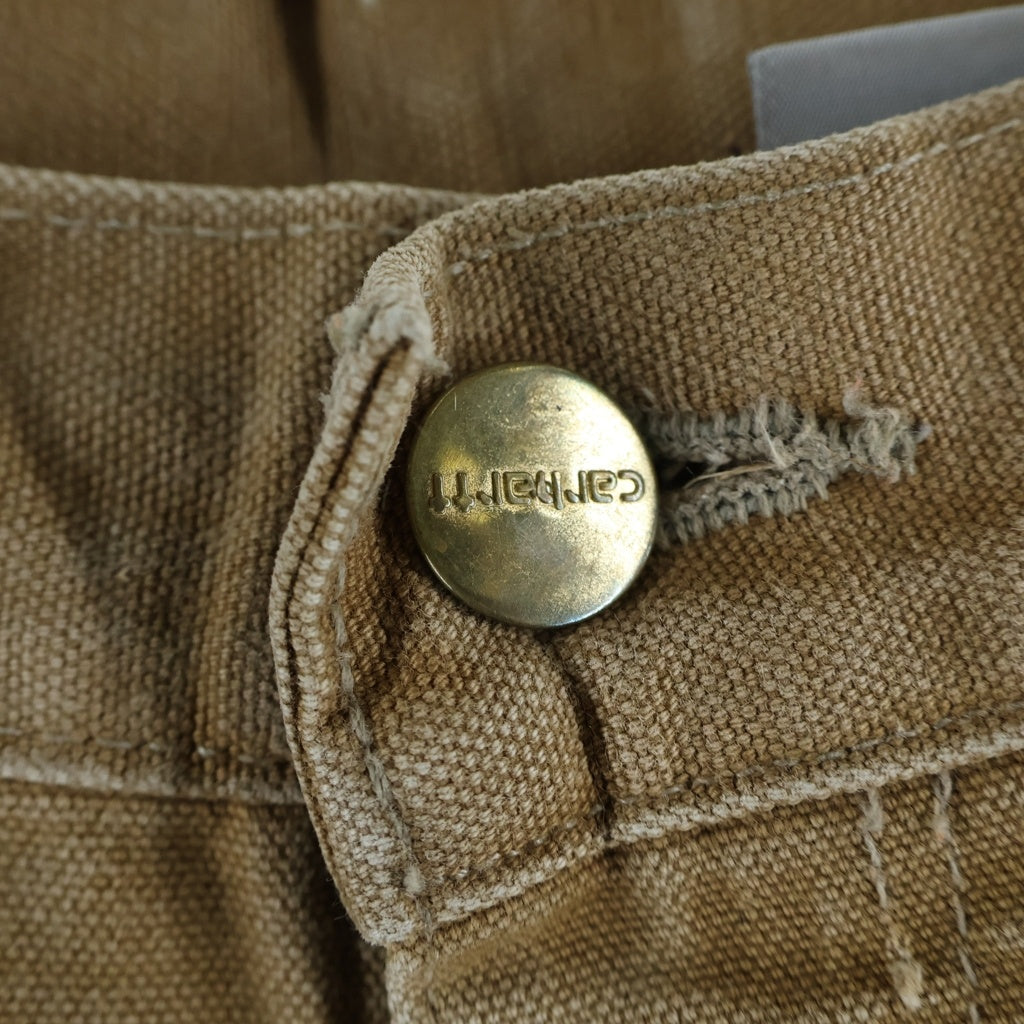 CARHARTT(カーハート) DOUBLE KNEE CARPENTER DUCK PANTS B136 BRN ダブルニー カーペンター ダックパンツ ブラウン