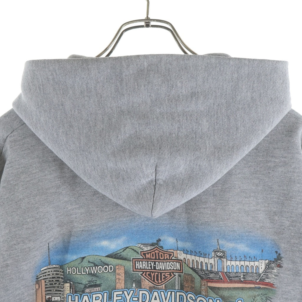 HARLEY DAVIDSON(ハーレーダビッドソン) 00s FLAMES ZIPUP HOODIE 袖