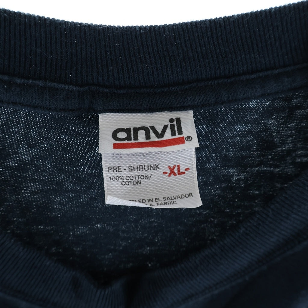 VINTAGE(ヴィンテージ) 90s WEST COAST CHOPPERS SS TEE ANVILボディ ウエストコーストチョッパーズ アイアンクロスプリント 半袖Tシャツ ブラック