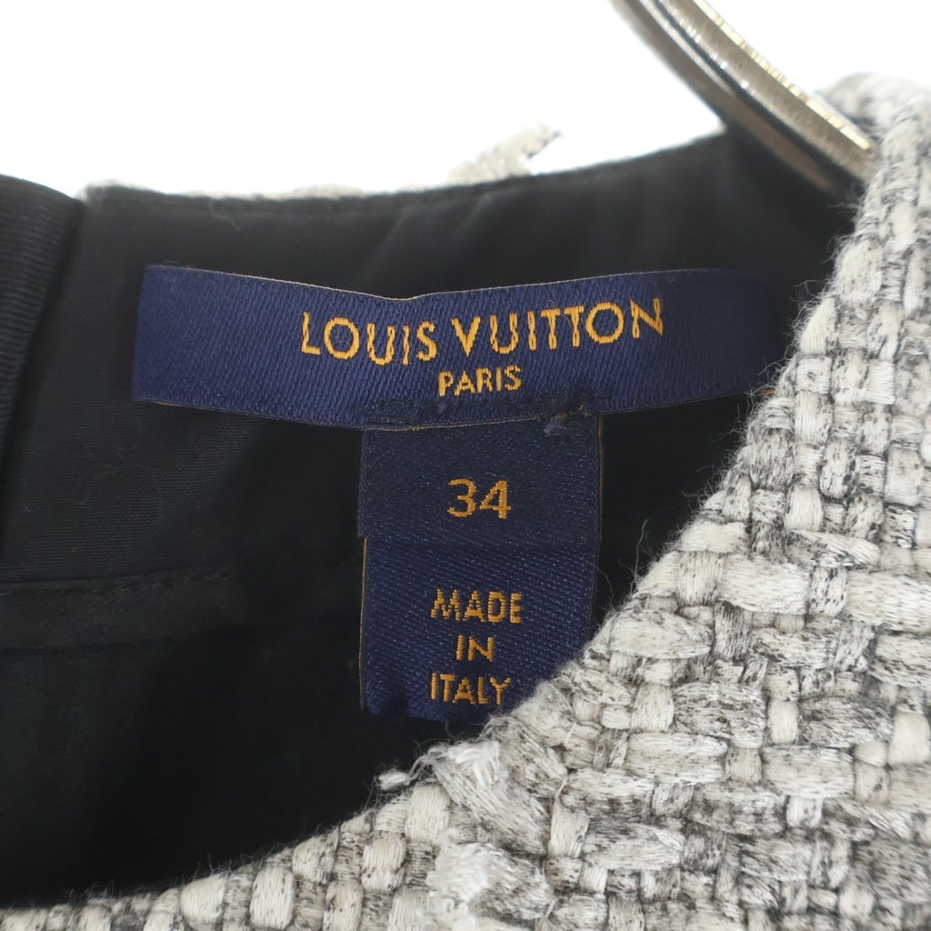 LOUIS VUITTON(ルイヴィトン) ツイードノーカラーワンピース レディース RW221B MR2 FMRO77