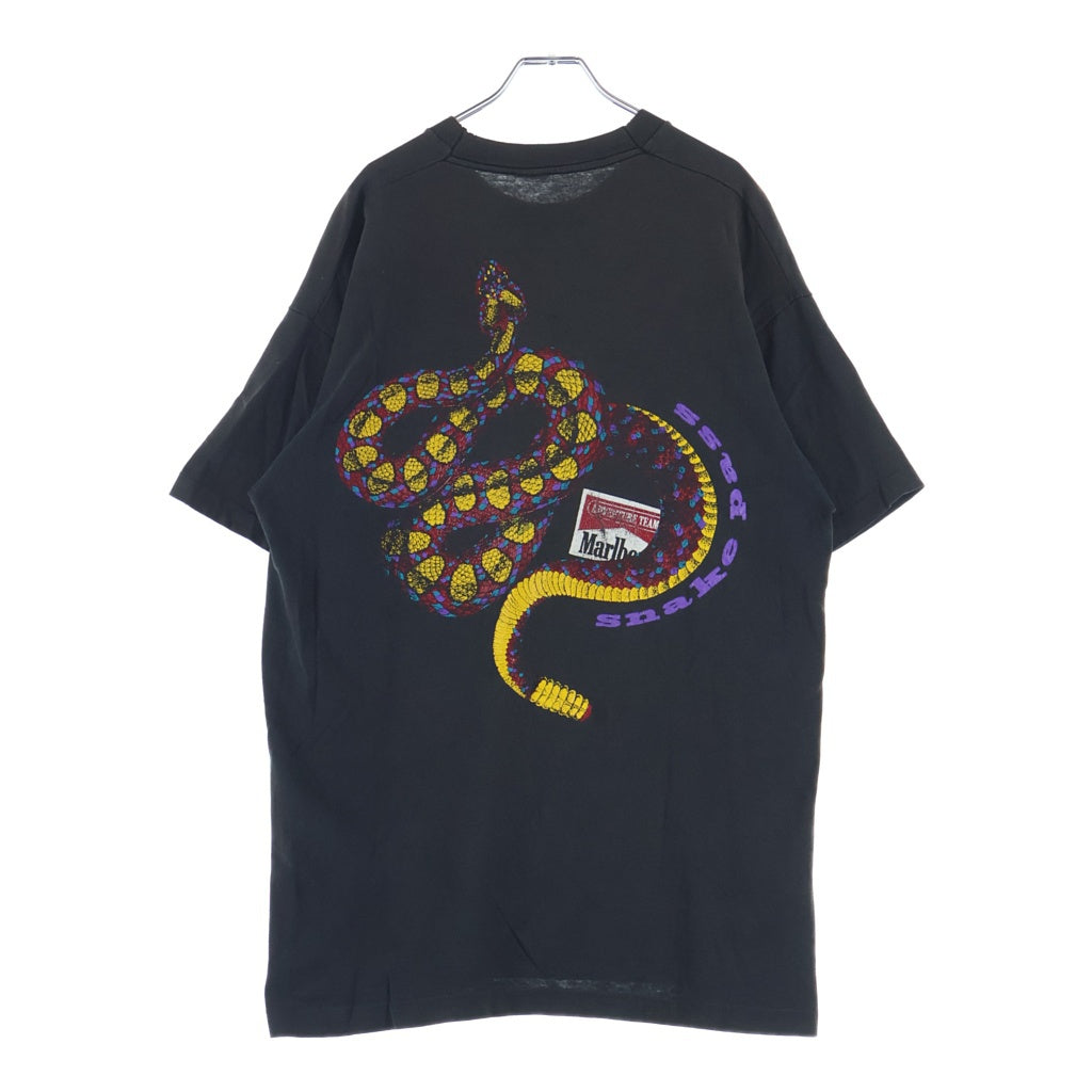 VINTAGE(ヴィンテージ) 90s MARLBORO SNAKE PASS POCKET TEE ヴィンテージ USA製 マルボロ スネークパス ポケット半袖Tシャツ カットソー ブラック