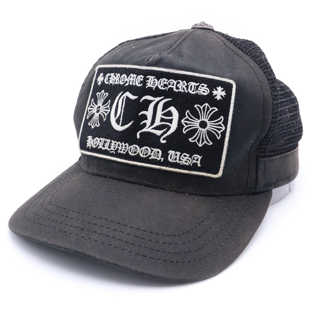 CHROME HEARTS(クロムハーツ) CH TRUCKER CAP CH トラッカーメッシュキャップ 帽子 ブラック