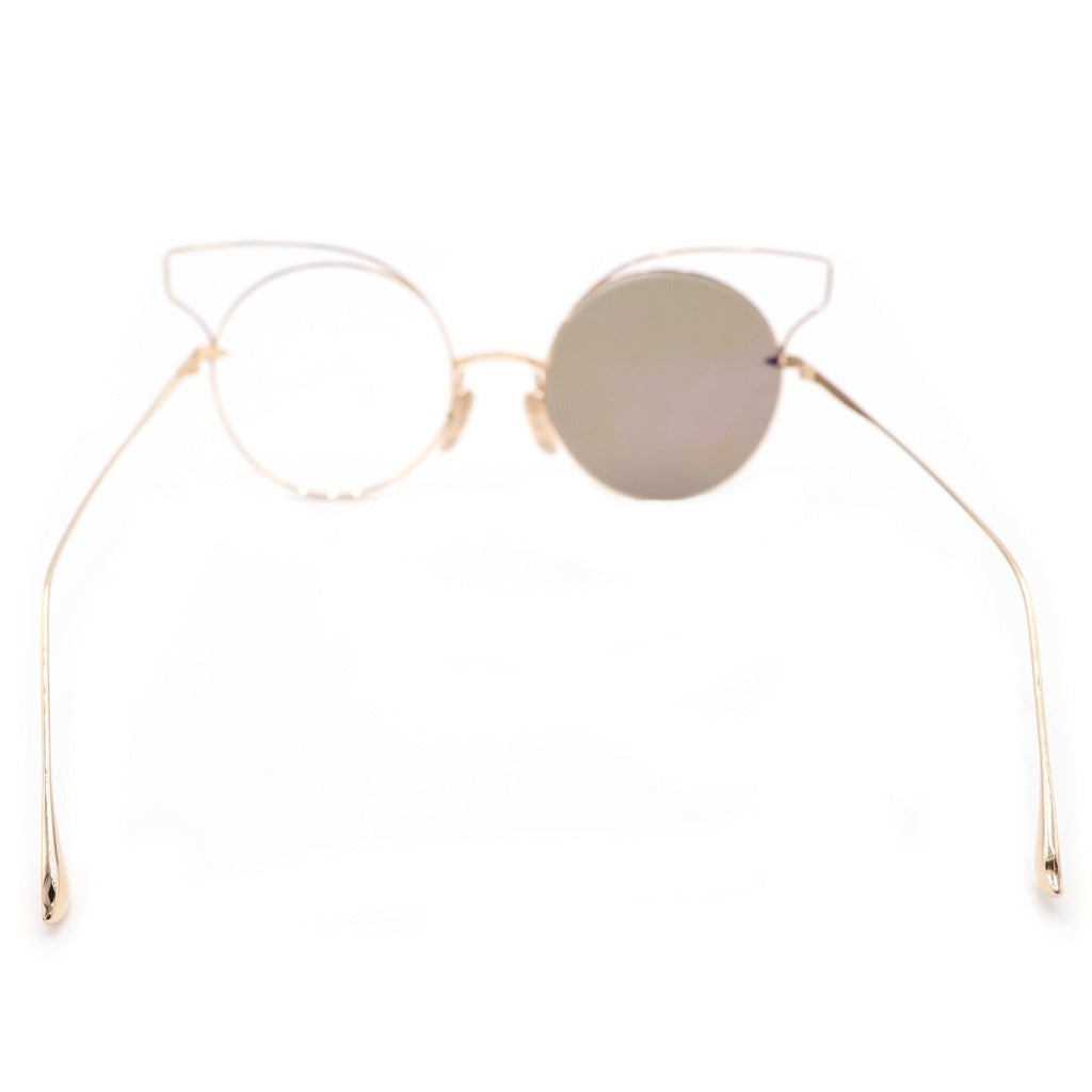 DITA(ディータ) BELIEVER サングラス アイウェア 眼鏡 ゴールド 23008-B-TAN-GLD 52 52□20 145 レディース