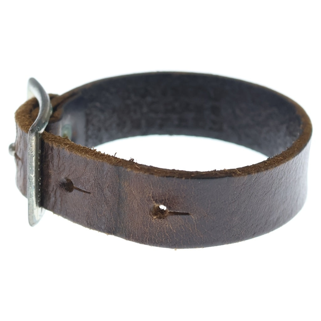 Maison Martin Margiela(メゾンマルタンマルジェラ) 10 Leather Belt Bracelet レザー ベルト ブレスレット ブラウン
