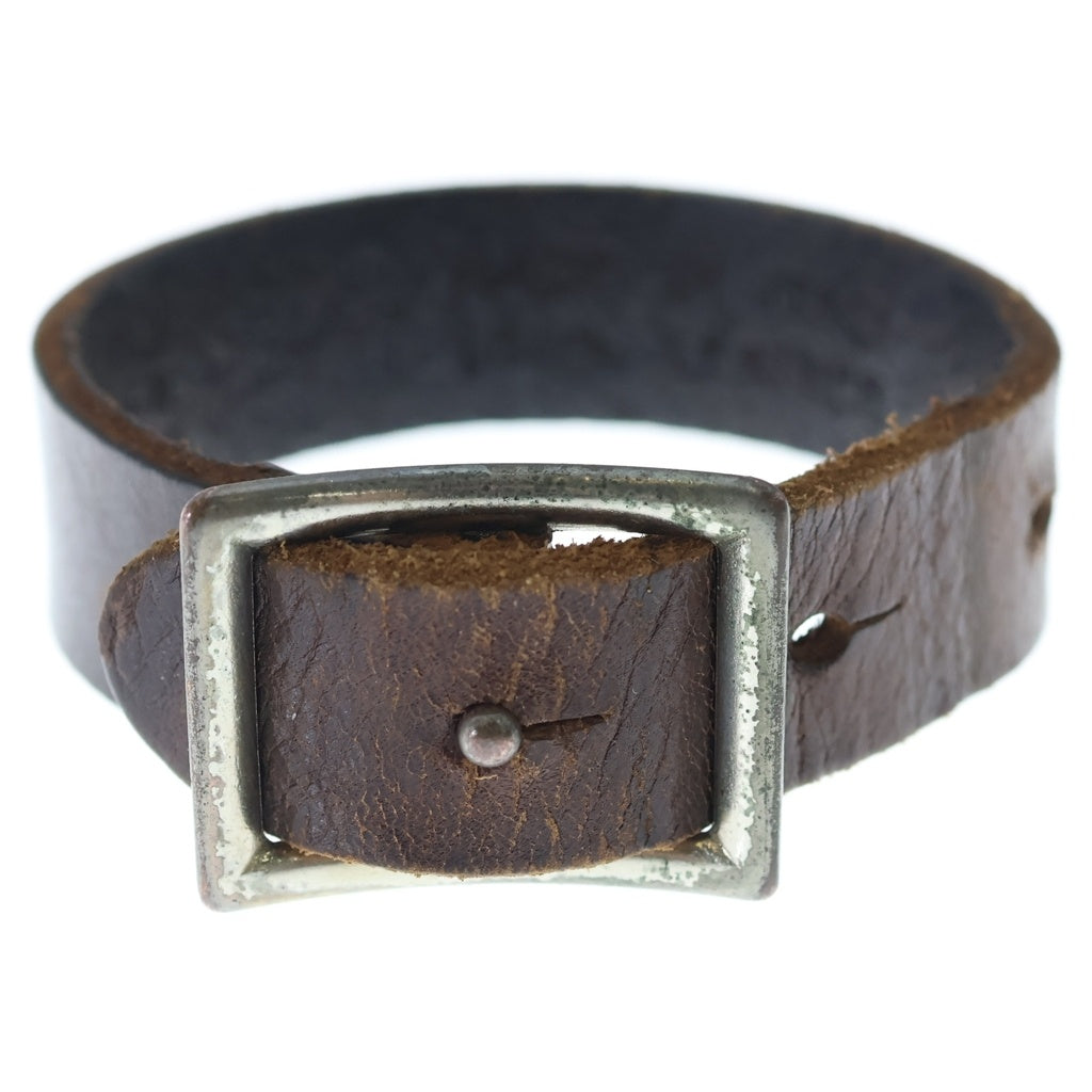 Maison Martin Margiela(メゾンマルタンマルジェラ) 10 Leather Belt Bracelet レザー ベルト ブレスレット ブラウン