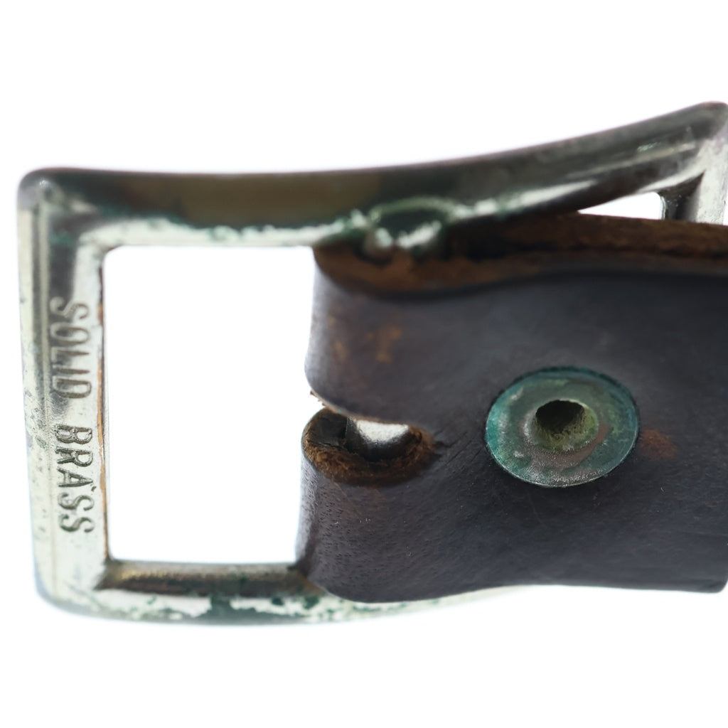 Maison Martin Margiela(メゾンマルタンマルジェラ) 10 Leather Belt Bracelet レザー ベルト ブレスレット ブラウン