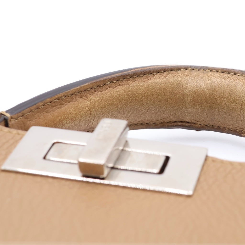 FENDI(フェンディ) ピーカブー アイシーユー ハンドバッグ ブラウン 7VA529