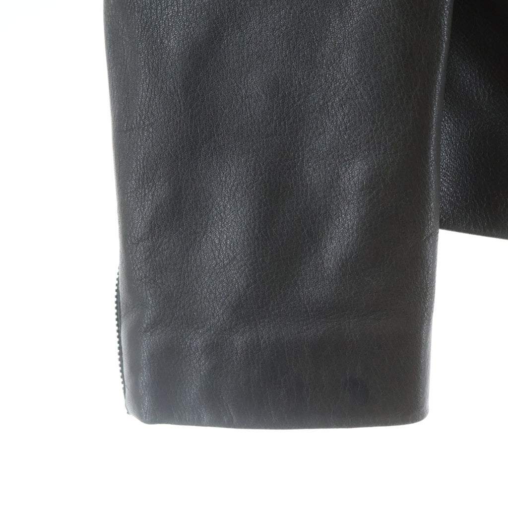 Maison Martin Margiela(メゾンマルタンマルジェラ) 14 10SS Archive ここのえ期 5Zip Leather Jacket ハの字 レザーライダースジャケット ブラック