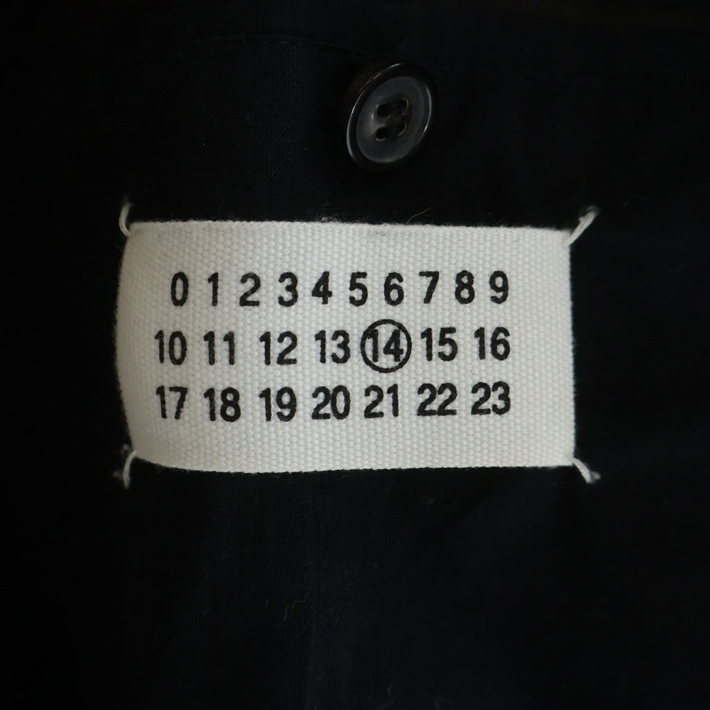 Maison Martin Margiela(メゾンマルタンマルジェラ) 14 10SS Archive ここのえ期 5Zip Leather Jacket ハの字 レザーライダースジャケット ブラック