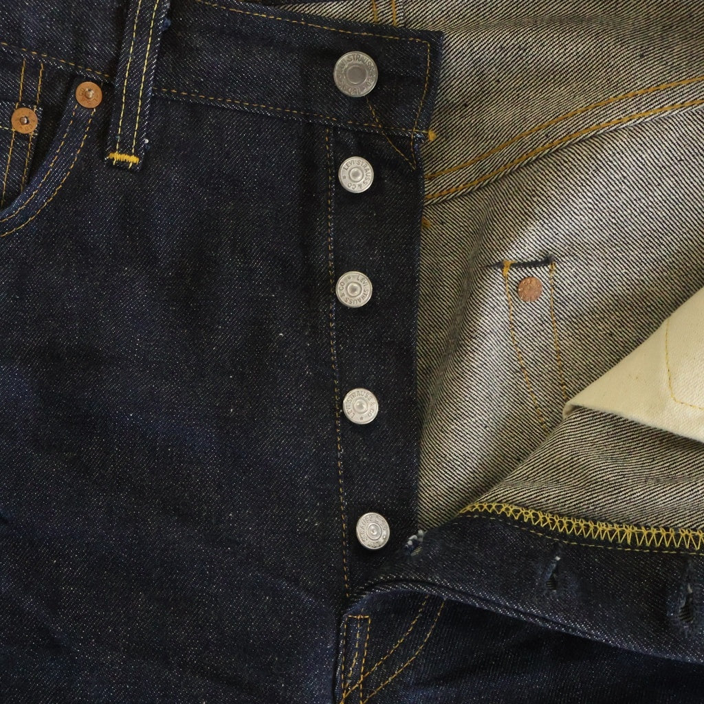 Levi's(リーバイス) 90s 501XX ボタン裏刻印555 デッドストック バレンシア工場製 1997年製 1955年モデル復刻 ブルー系 501-0003