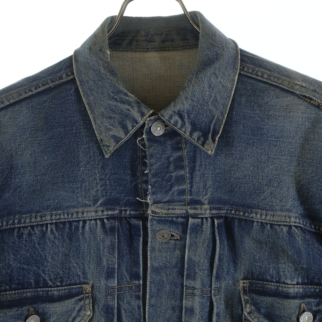 Levi's(リーバイス) 50s VINTAGE 507XX 2ed デニムジャケット ハギ付き セカンド 前期 ボタン裏刻印17 両面タブ ビッグイー インディゴ