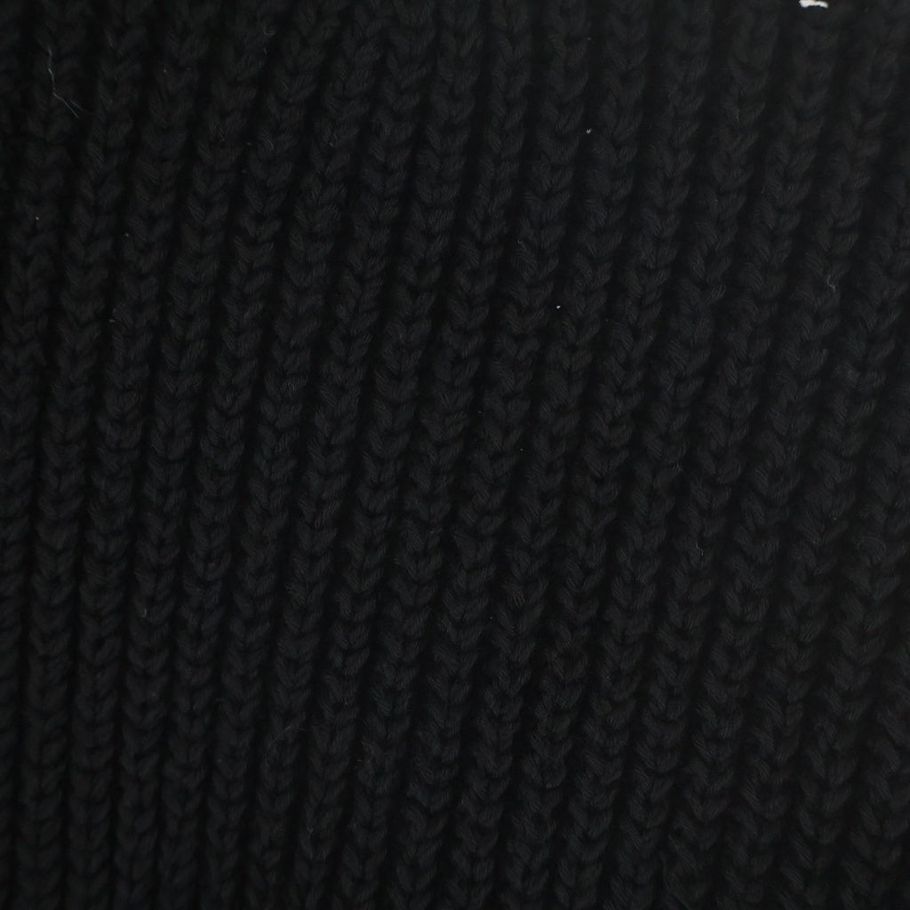 BALENCIAGA(バレンシアガ) Oversized Cropped Ribbed Wool-blend Turtleneck Knit タートルネックニット 長袖セーター ブラック 682002 T3227