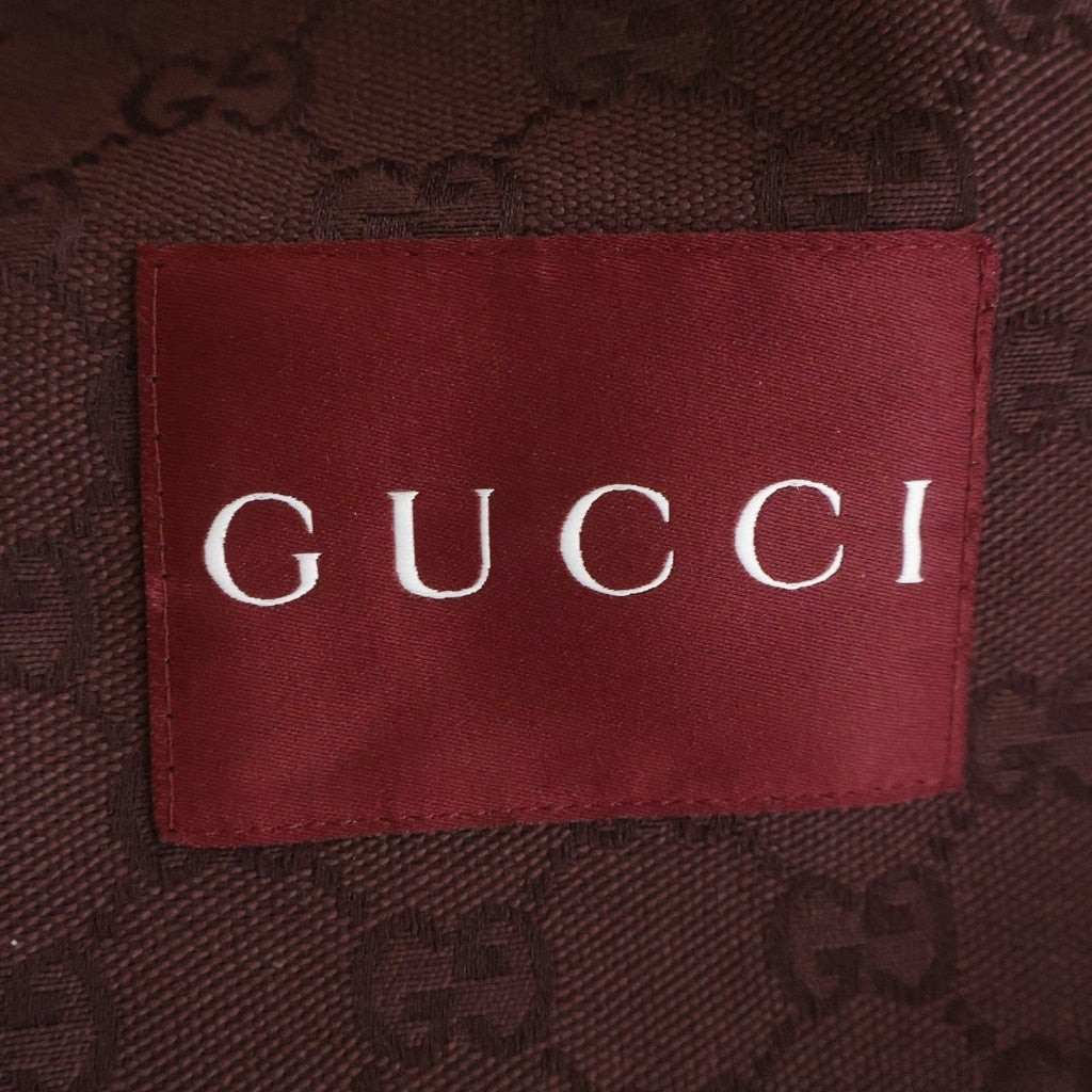 GUCCI(グッチ) GG Fabric Padded Jacket 852739 ZKU09 GGスパンコール総柄 パデッドジップアップジャケット ボルドー