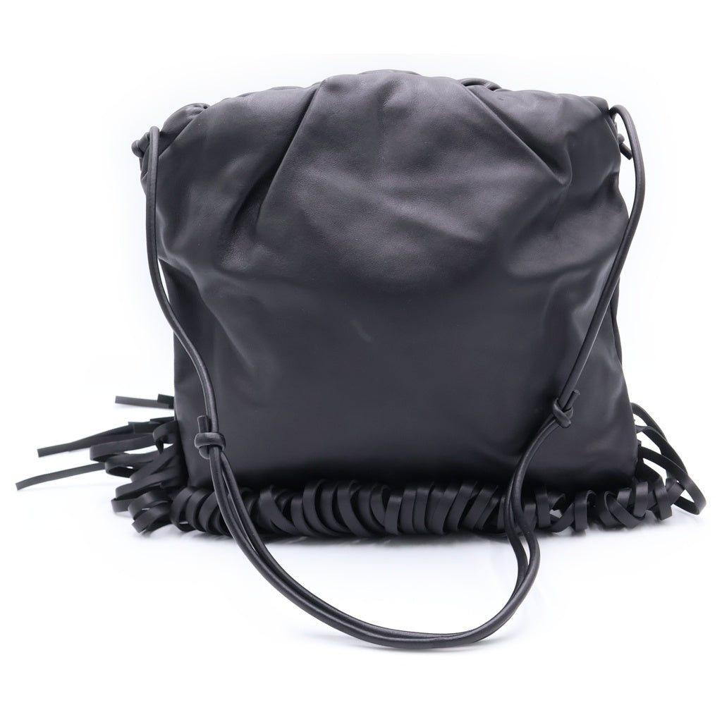 BOTTEGA VENETA(ボッテガヴェネタ) ザフリンジ ショルダー レザーバッグ ブラック 630363