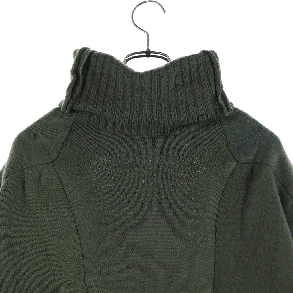 BALENCIAGA 蛍光グリーン タートルネックセーター　お値下げ可能 BALENCIAGA(バレンシアガ) Upcycled Socks Sweater 再構築