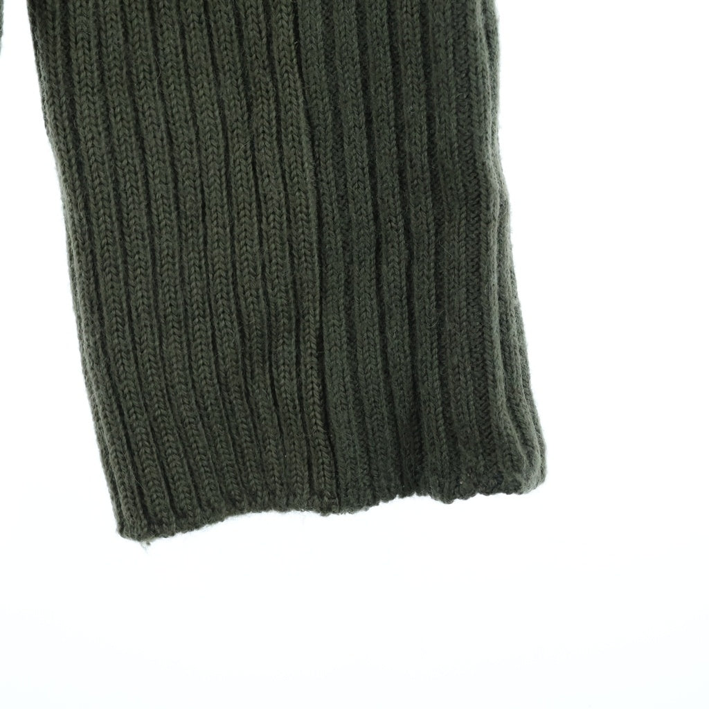 BALENCIAGA 蛍光グリーン タートルネックセーター　お値下げ可能 BALENCIAGA(バレンシアガ) Upcycled Socks Sweater 再構築