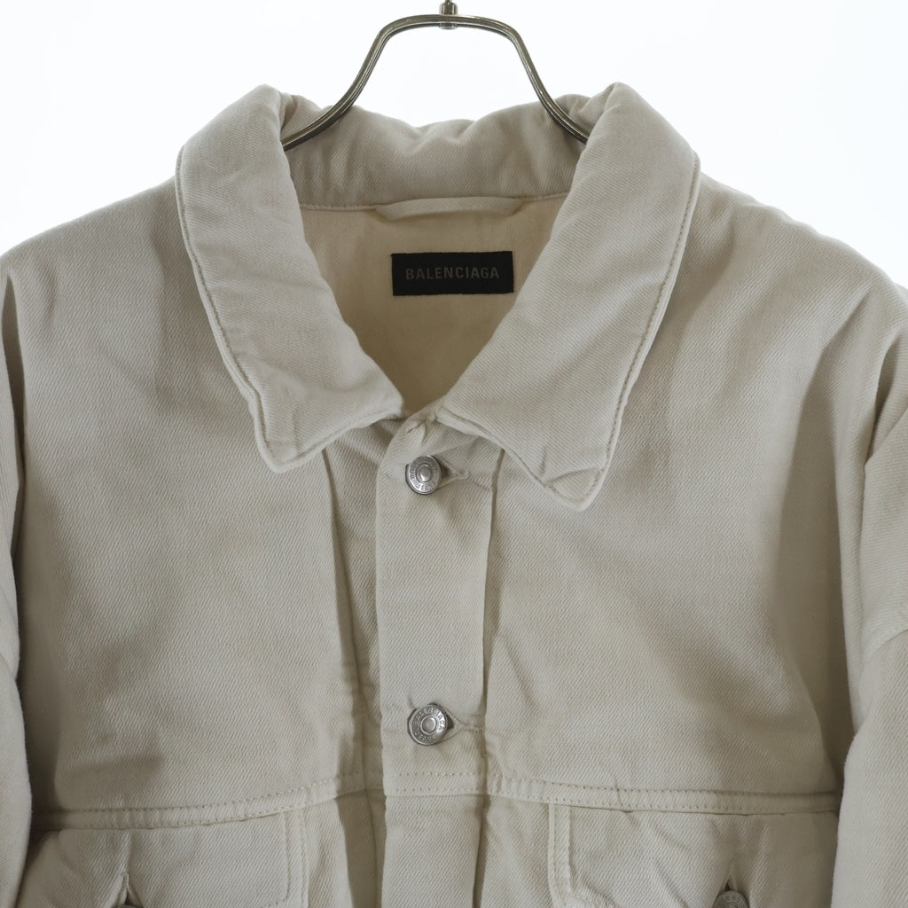 BALENCIAGA(バレンシアガ) OVERSIZED PADDED DENIM JACKET 681689