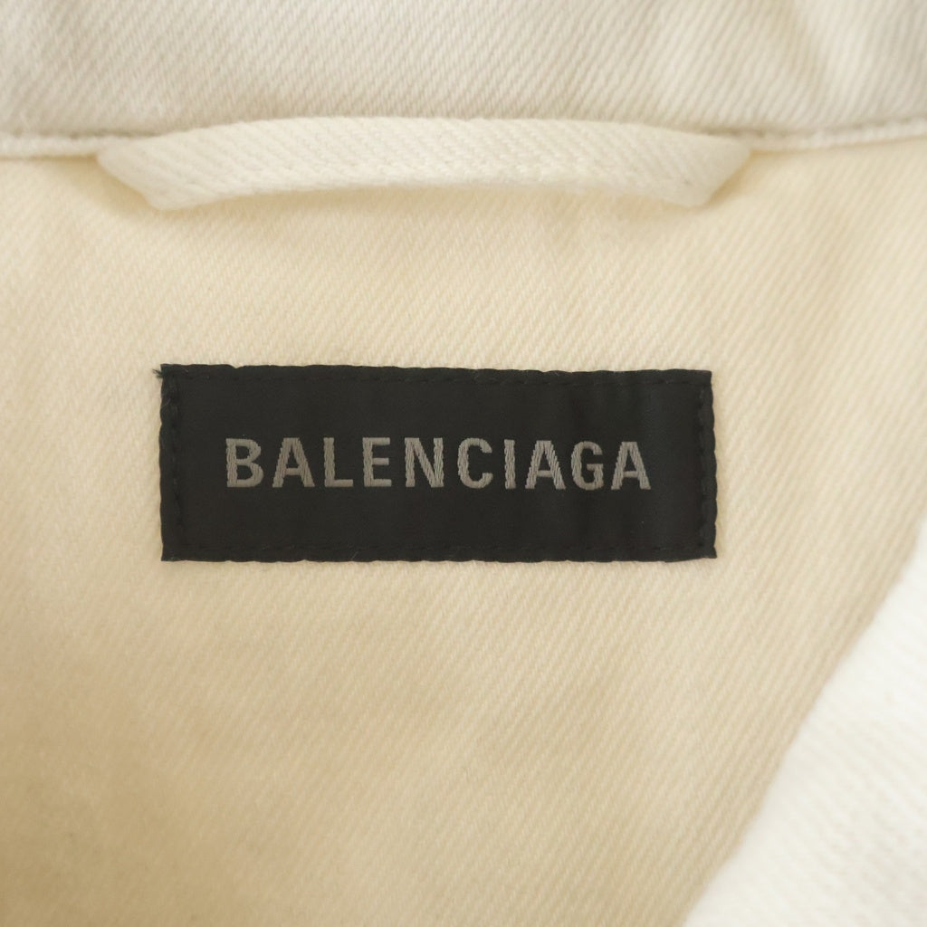 BALENCIAGA(バレンシアガ) OVERSIZED PADDED DENIM JACKET 681689