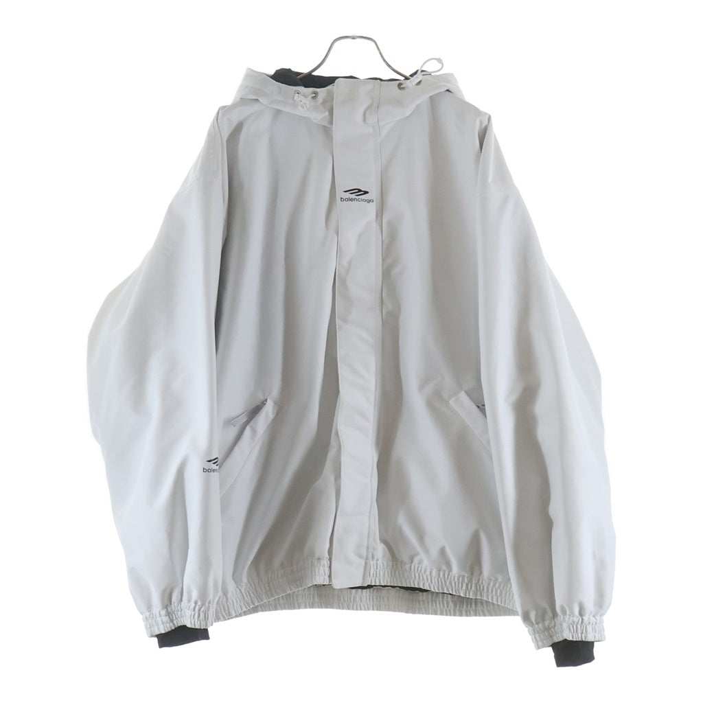 BALENCIAGA(バレンシアガ) 23AW 3B SPORTS ICON SKI JACKET フロントロゴ スキージャケット ホワイト 773988 TP041