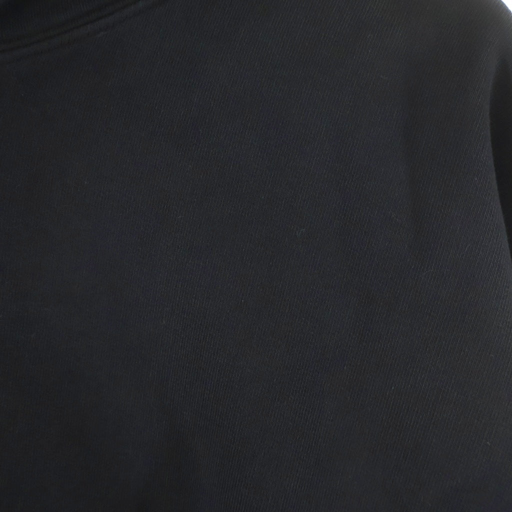 BALENCIAGA(バレンシアガ) Vntage Small Zip-up Hoodie 744454 TOVG5 ダメージ加工 スモール ジップアップフーディー パーカー ブラック