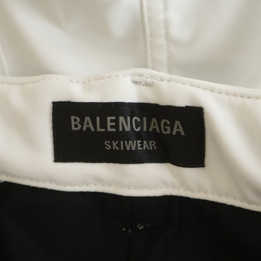 BALENCIAGA(バレンシアガ) 3B Sports Icon Ski Pants 774002 TPQ37 スポーツアイコン スキーパンツ ホワイト レディース