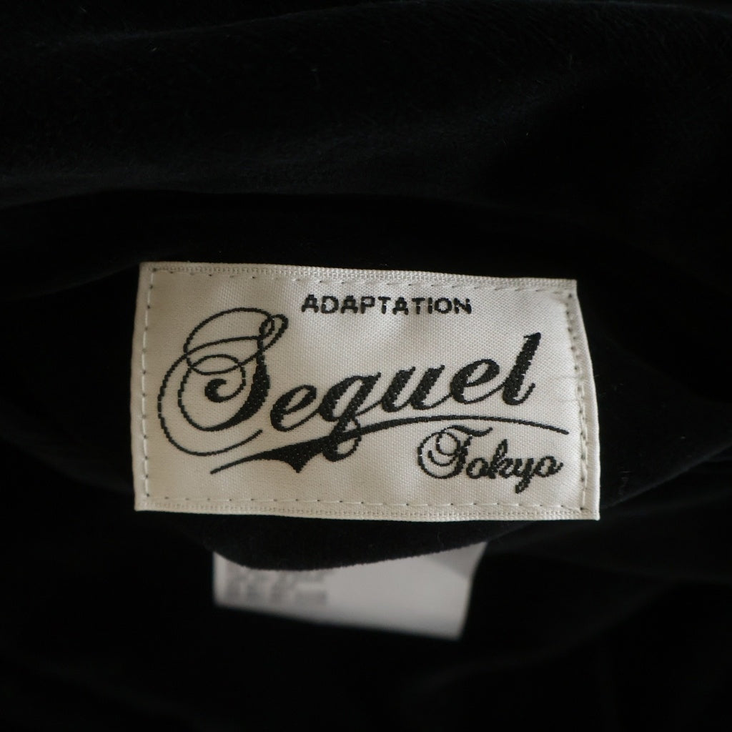 SEQUEL(シークエル) SOUVENIR SKULL JACKET REVERSIBLE スーベニア スカル ジャケット リバーシブル ブラック