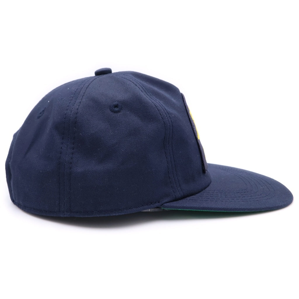 SAINT MICHAEL(セントマイケル) CAP/SMX6/NAVY ロゴ キャップ 帽子 ネイビー SM-HR1-0000-094