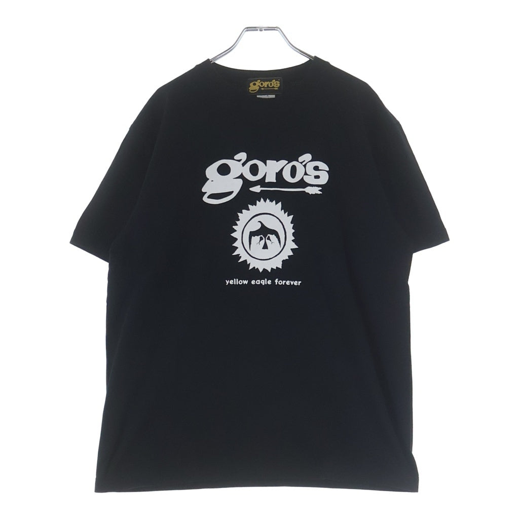 goro's(ゴローズ) Yellow Eagle Foever 半袖Tシャツ カットソー ブラック