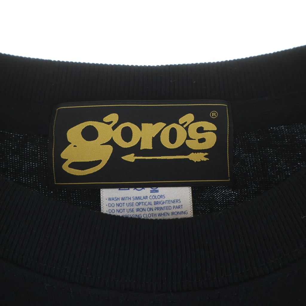 goro's(ゴローズ) Yellow Eagle Foever 半袖Tシャツ カットソー ブラック