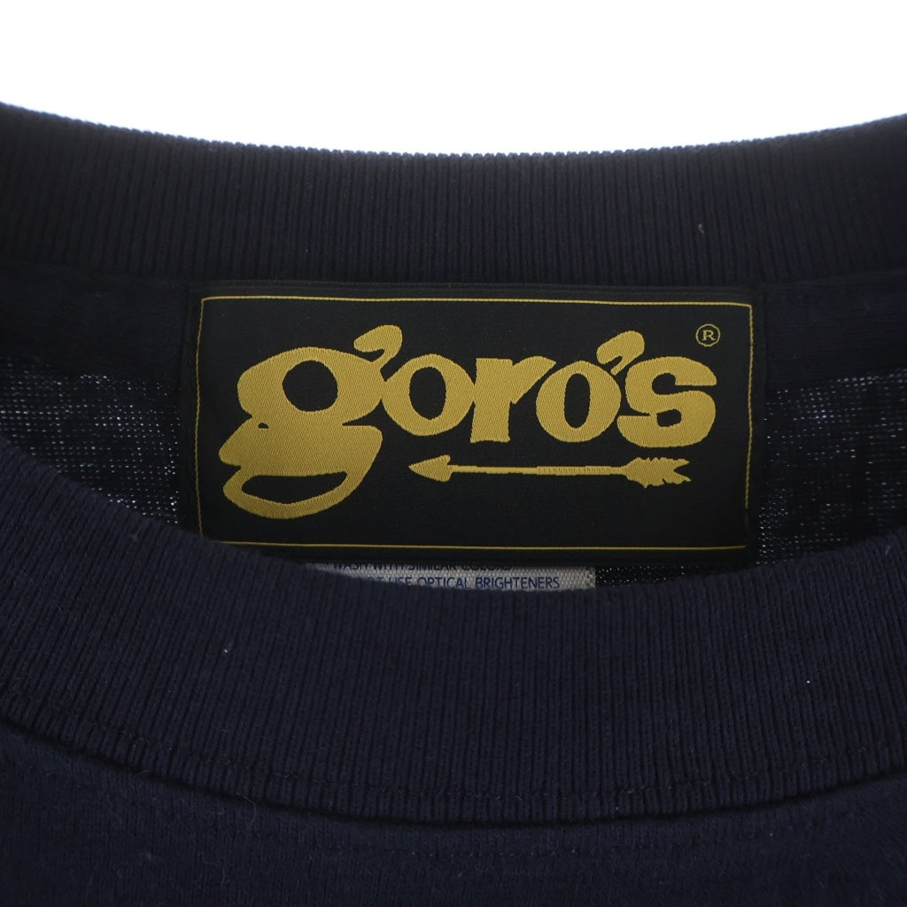 goro's(ゴローズ) Micakuye Oyasin 長袖Tシャツ カットソー ネイビー
