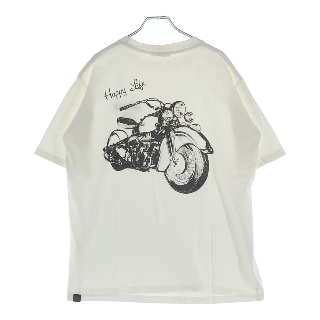 goro's(ゴローズ) OLD Happy Life 半袖Tシャツ カットソー ホワイト