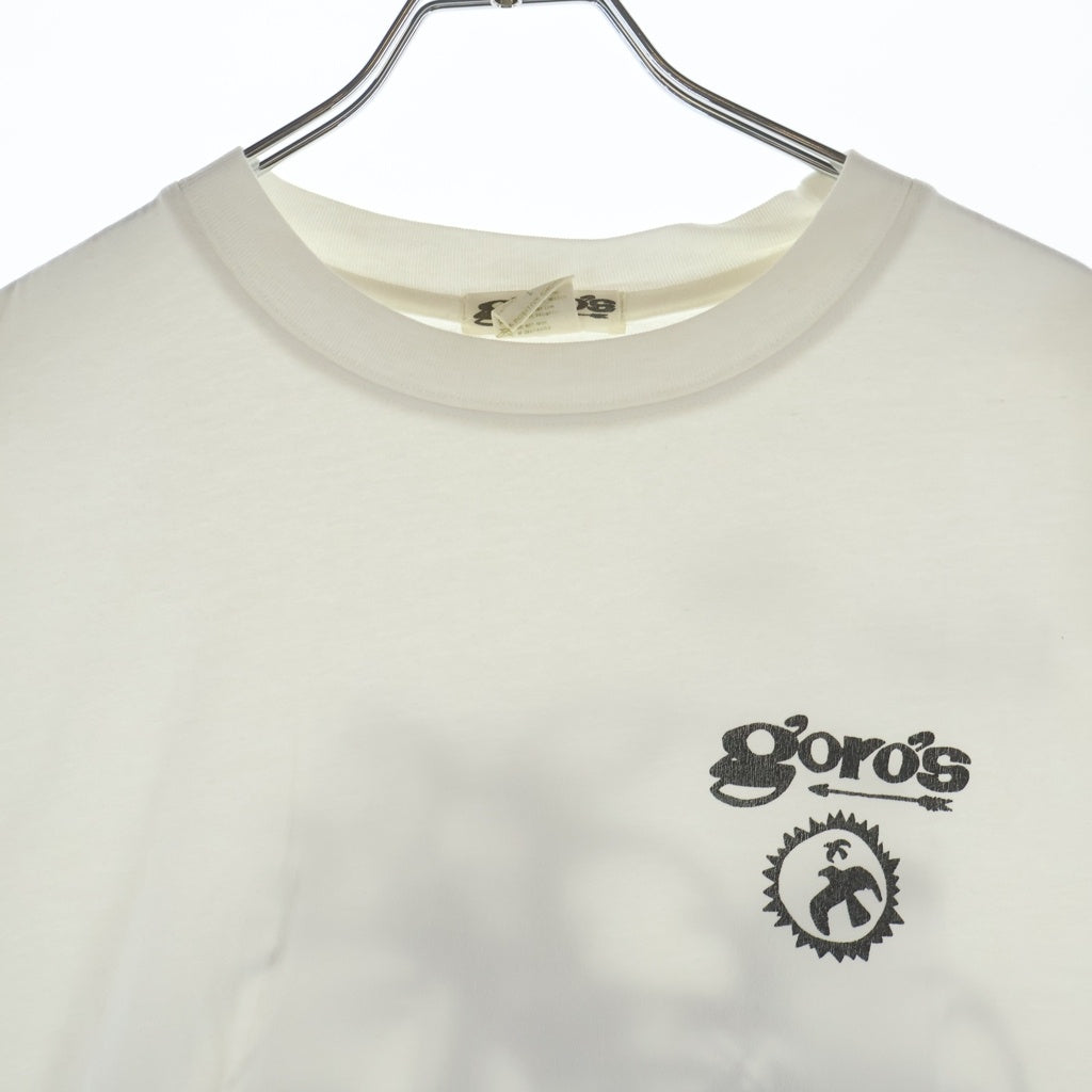 goro's(ゴローズ) OLD Happy Life 半袖Tシャツ カットソー ホワイト