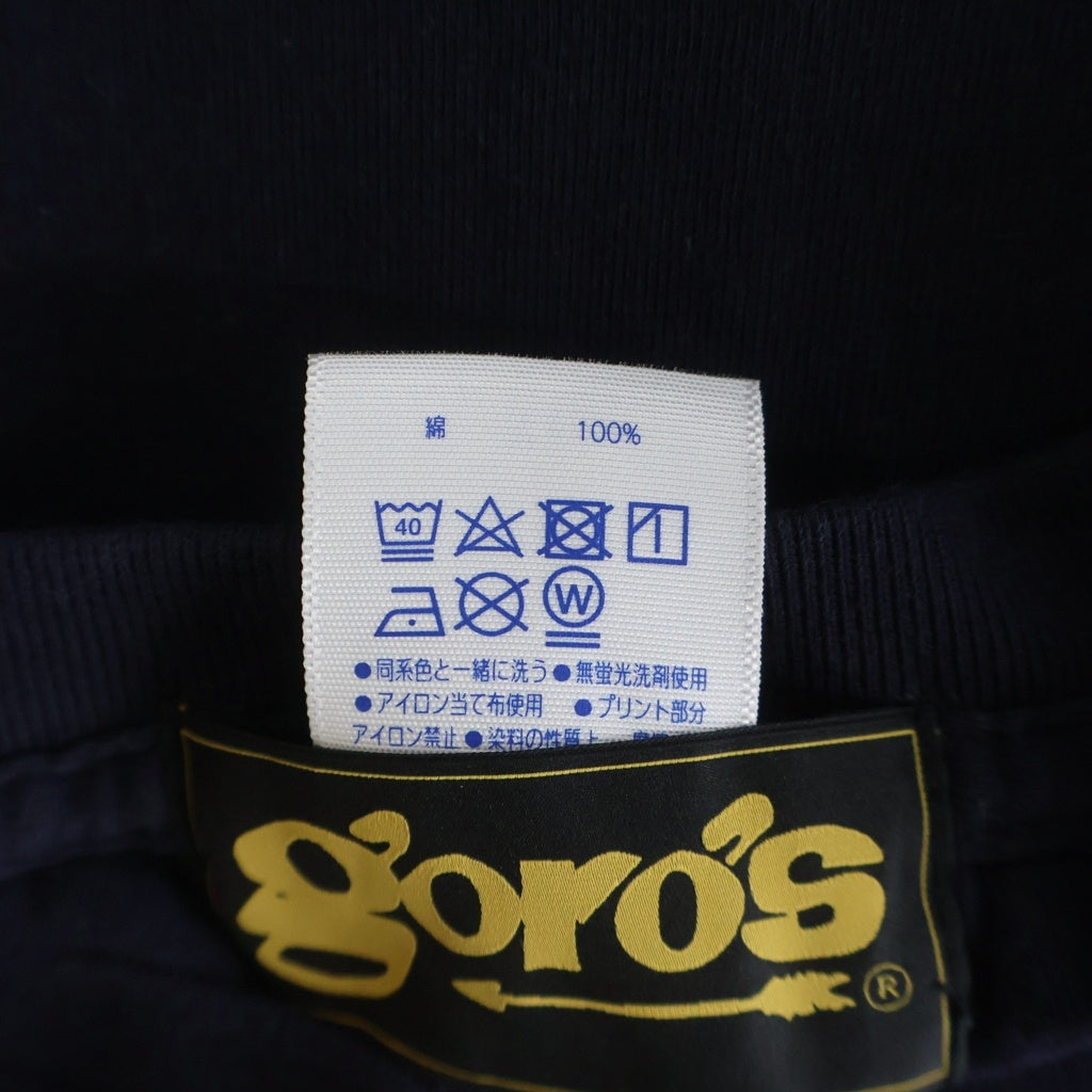goro's(ゴローズ) Micakuye Oyasin 長袖Tシャツ カットソー ネイビー