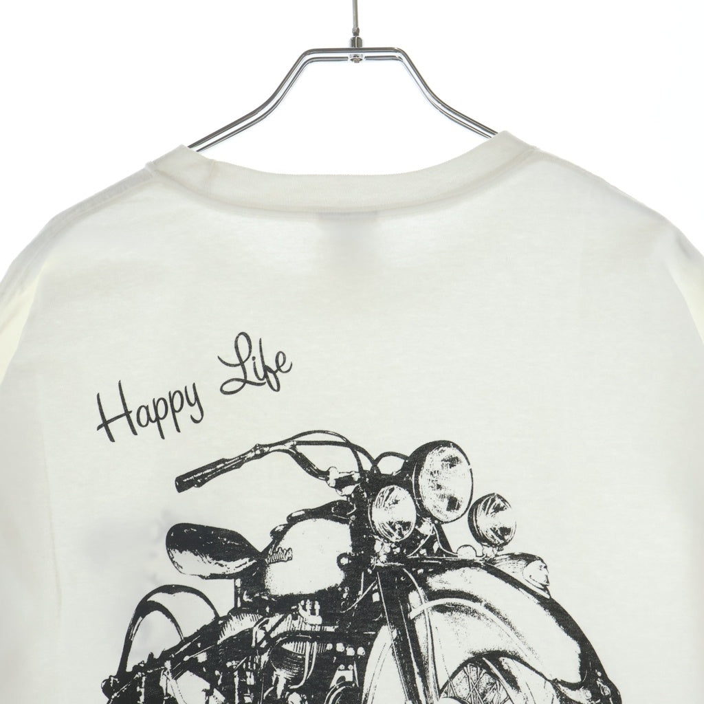 goro's(ゴローズ) OLD Happy Life 半袖Tシャツ カットソー ホワイト