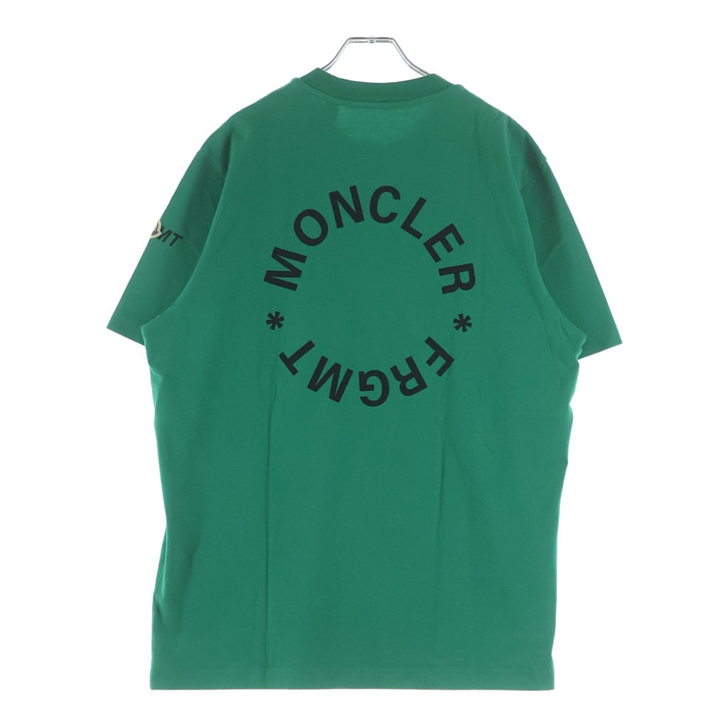 MONCLER(モンクレール) LOGO TEE 両面プリント 半袖Tシャツ カットソー グリーン C-SCOM-24-28108-M
