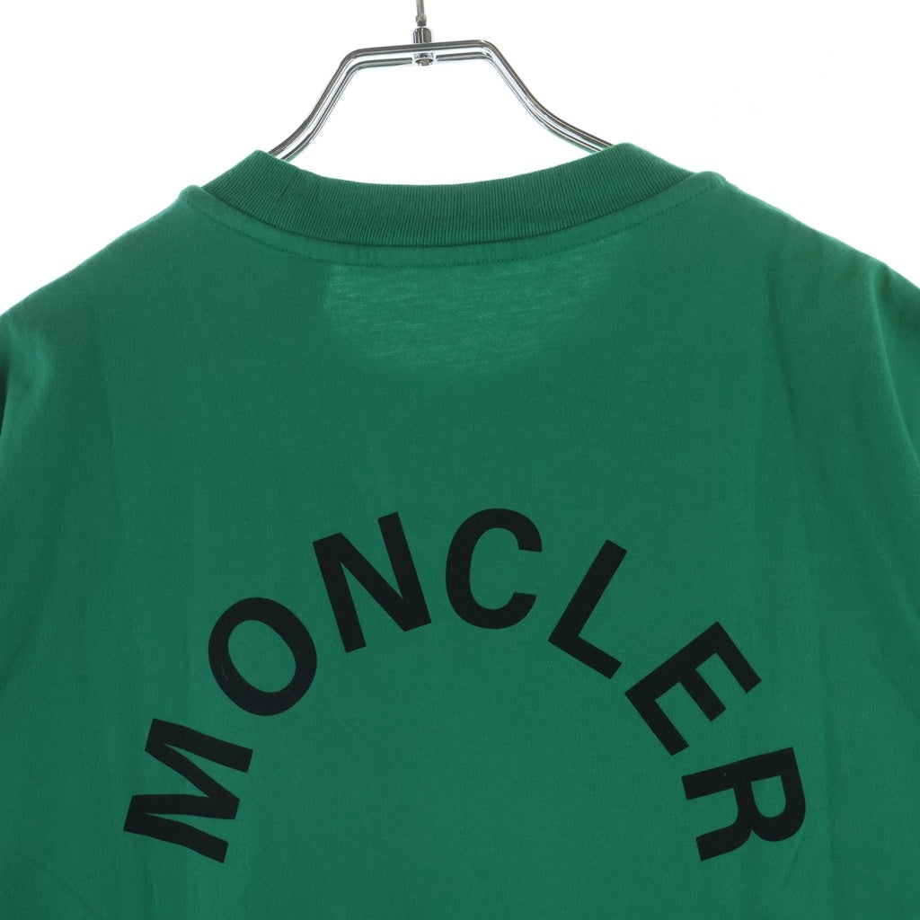 MONCLER(モンクレール) LOGO TEE 両面プリント 半袖Tシャツ カットソー グリーン C-SCOM-24-28108-M