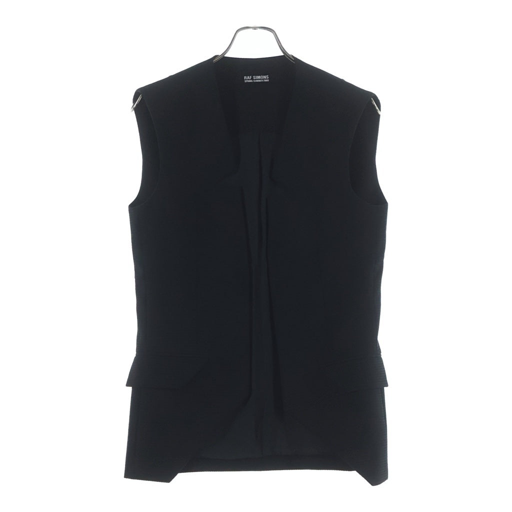 RAF SIMONS(ラフシモンズ) 09SS Archive テーラード ベスト ブラック