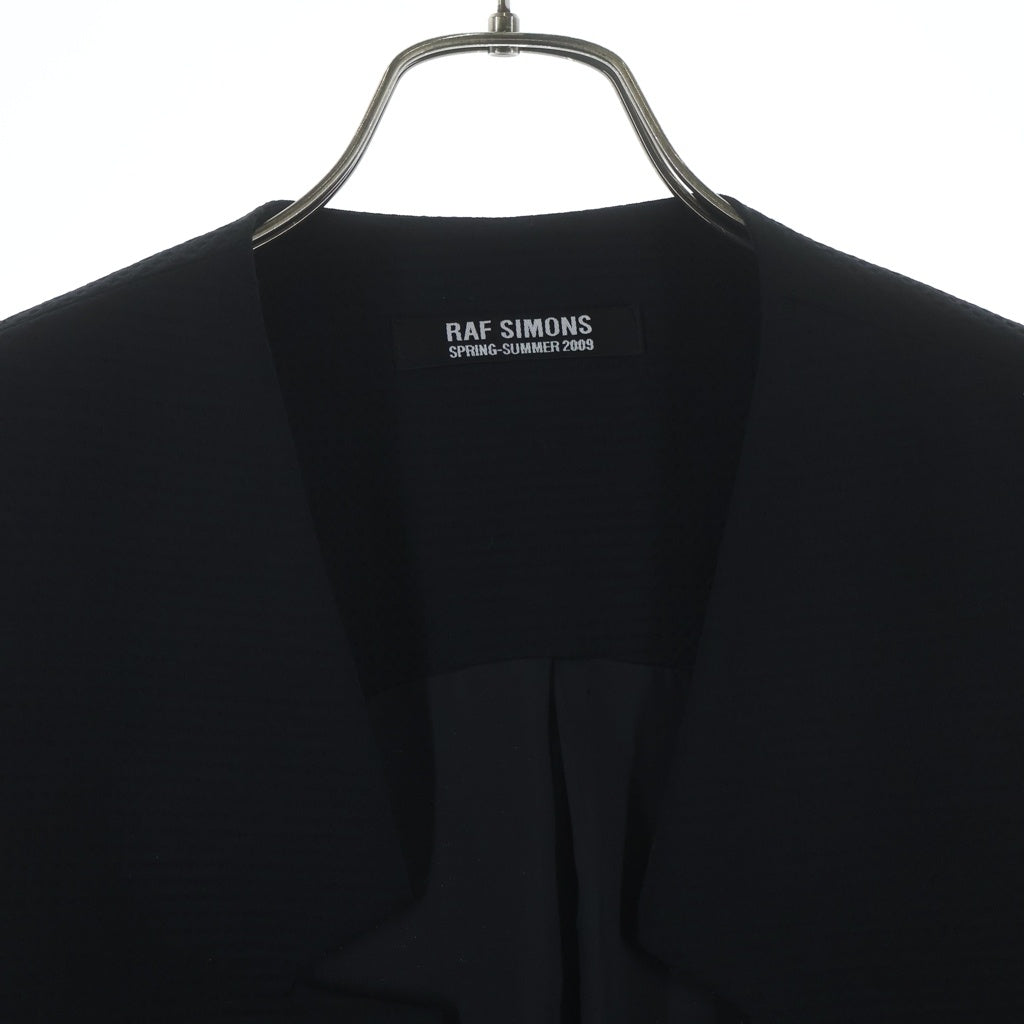 RAF SIMONS(ラフシモンズ) 09SS Archive テーラード ベスト ブラック