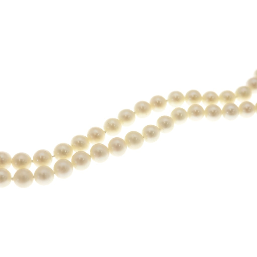 TIFFANY & Co.(ティファニー) ジーグフェルドコレクション パールネックレス メタルプレート ホワイト/シルバー レディース