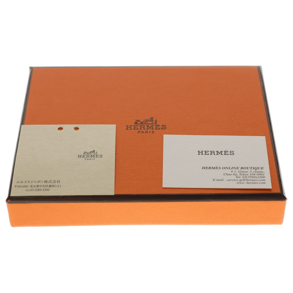HERMES(エルメス) MC2 ユークリッド カードケース ゴールド エプソン パスケース レザー B刻印 レディース