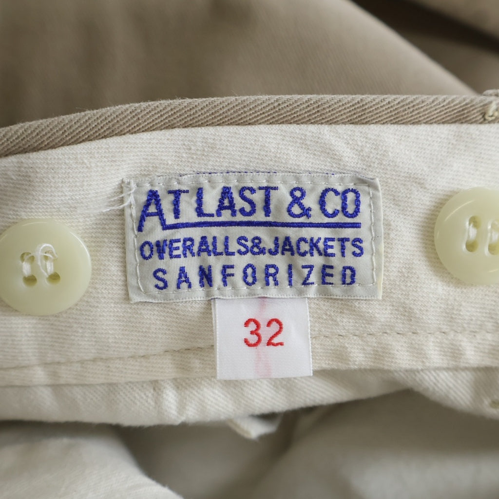NO BRAND(ノーブランド) ATLAST&CO OVERALL&JACKETS SANFORIZED CHINO