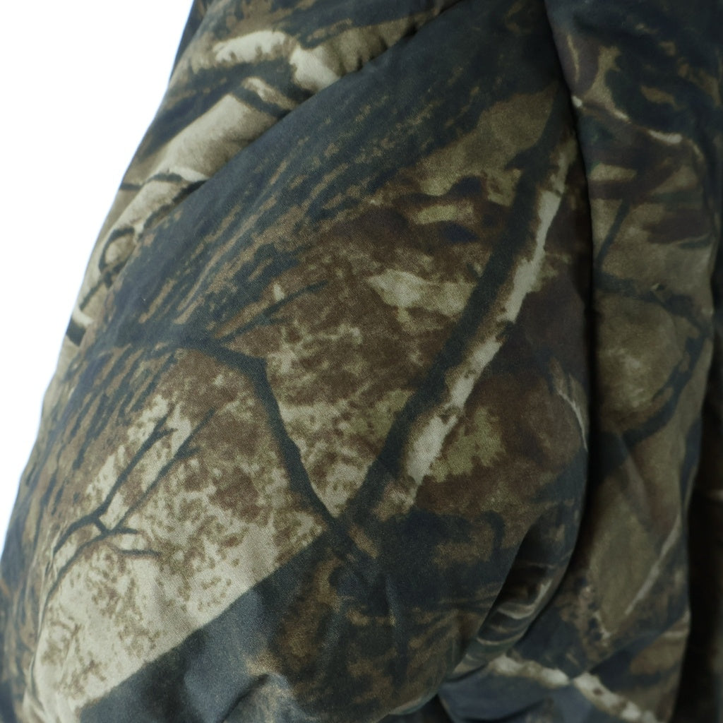 adidas YEEZY SEASON 5(イージー シーズンファイブ) カモフラージュ総柄 フーデッドショートパファージャケット ブラウン KW5U6163-O45