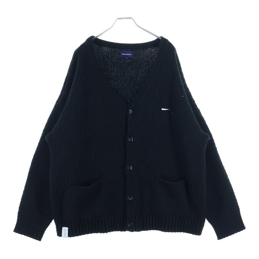 DESCENDANT(ディセンダント) NURSE KNIT CABLE CARDIGANG ナースニット 長袖カーディガン ブラック