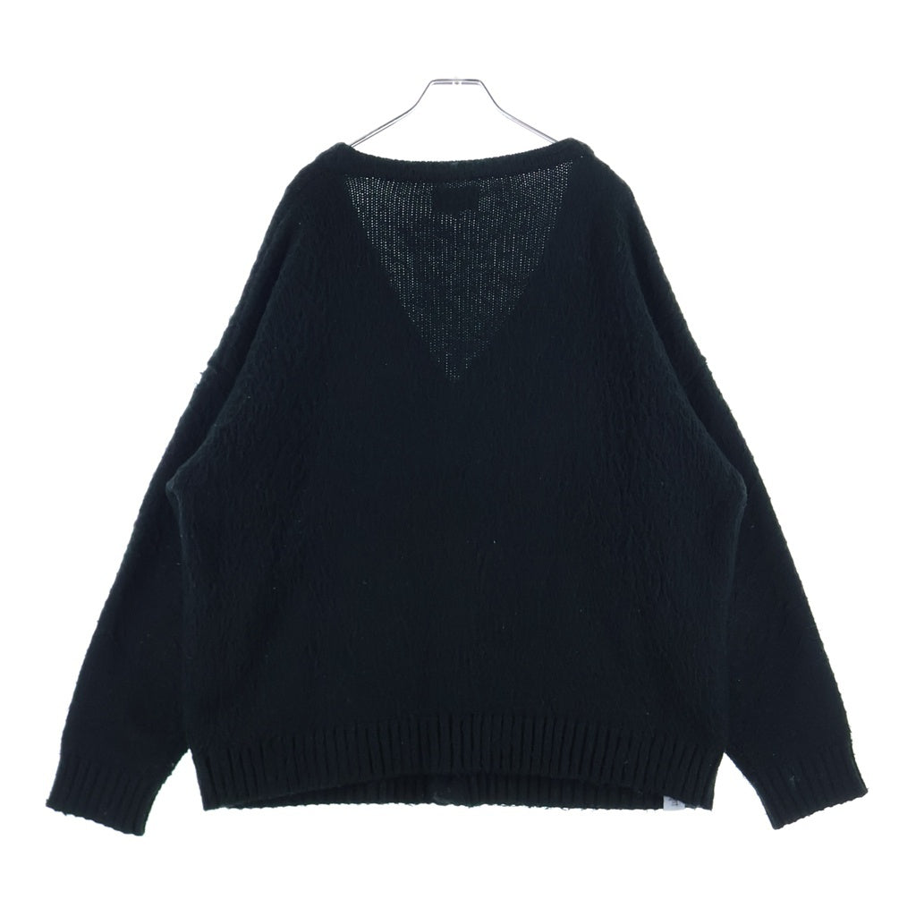 DESCENDANT(ディセンダント) NURSE KNIT CABLE CARDIGANG ナースニット 長袖カーディガン ブラック