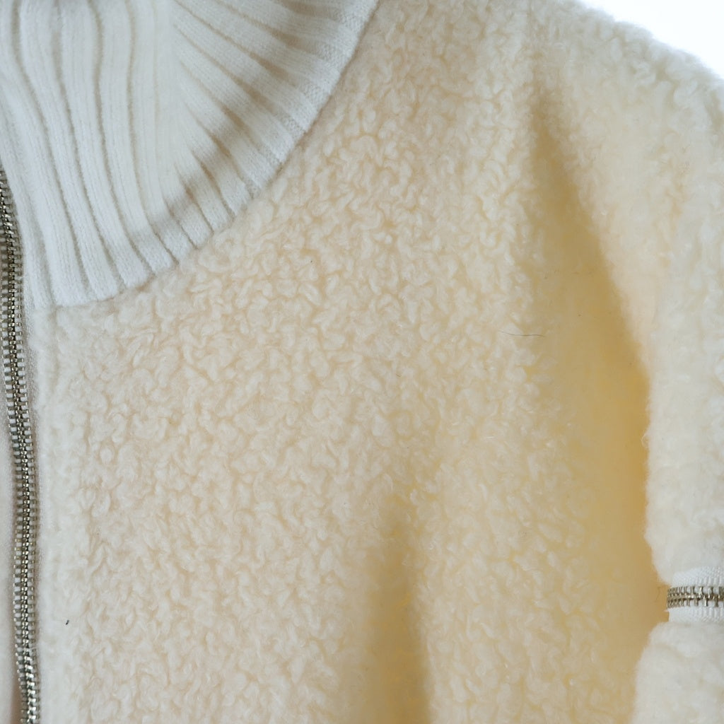 NO BRAND(ノーブランド) CHRISTIAN STONE BOA ZIPUP JACKET