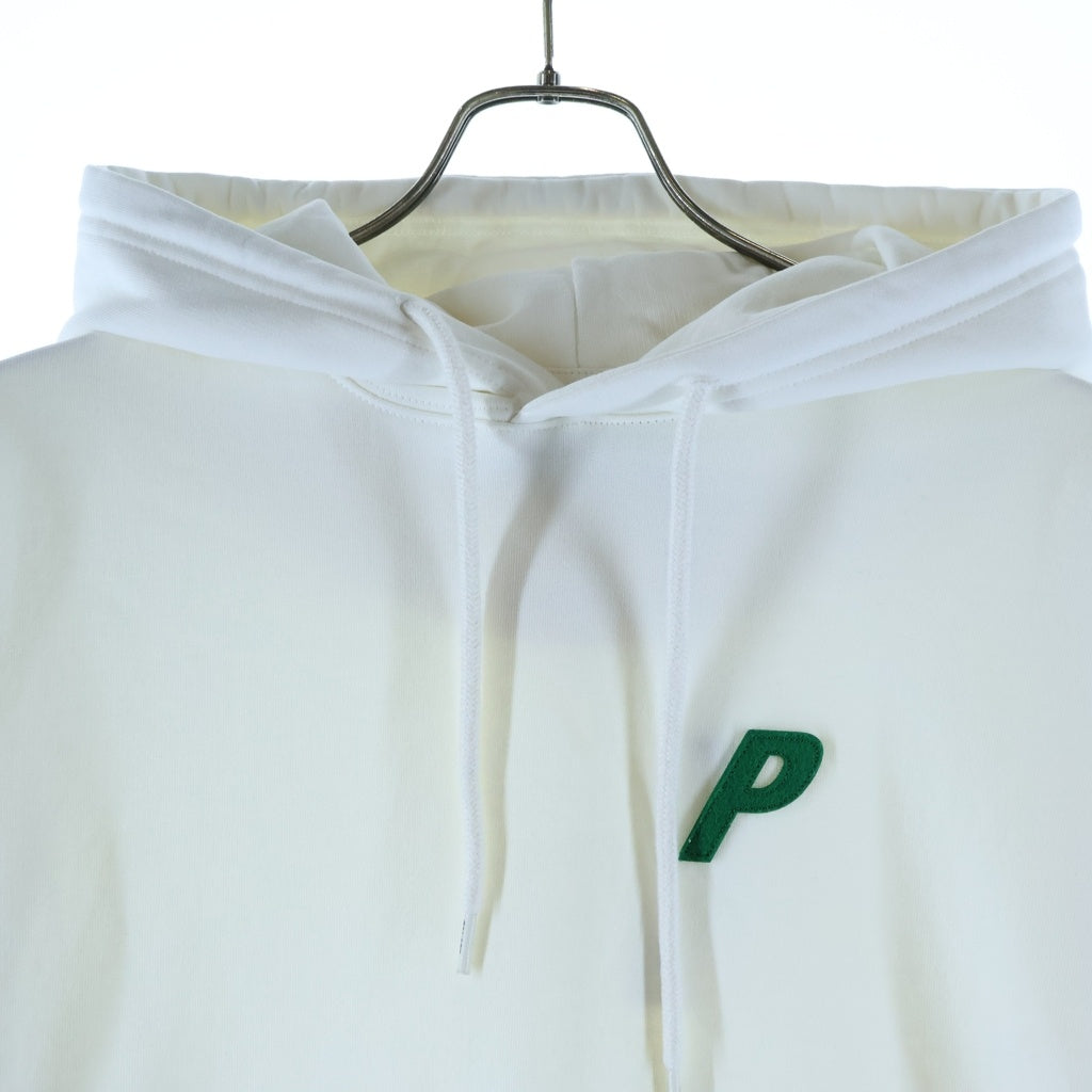 Palace Skateboards(パレススケートボーズ) FELT P HOOD フェルトPロゴ プルオーバーフーディー パーカー アイボリー