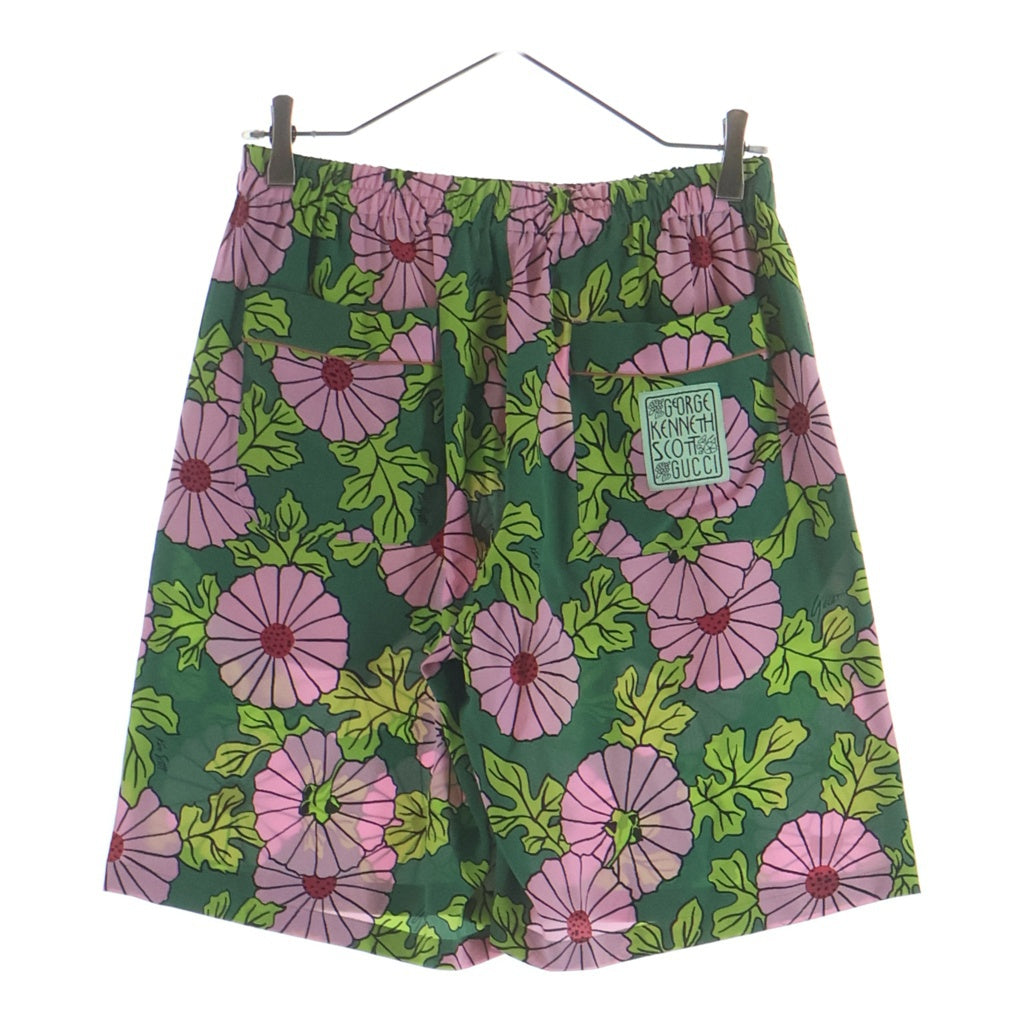GUCCI(グッチ) KEN SCOTT FLORAL SILK SHORT 639389 ZAGAK フローラル