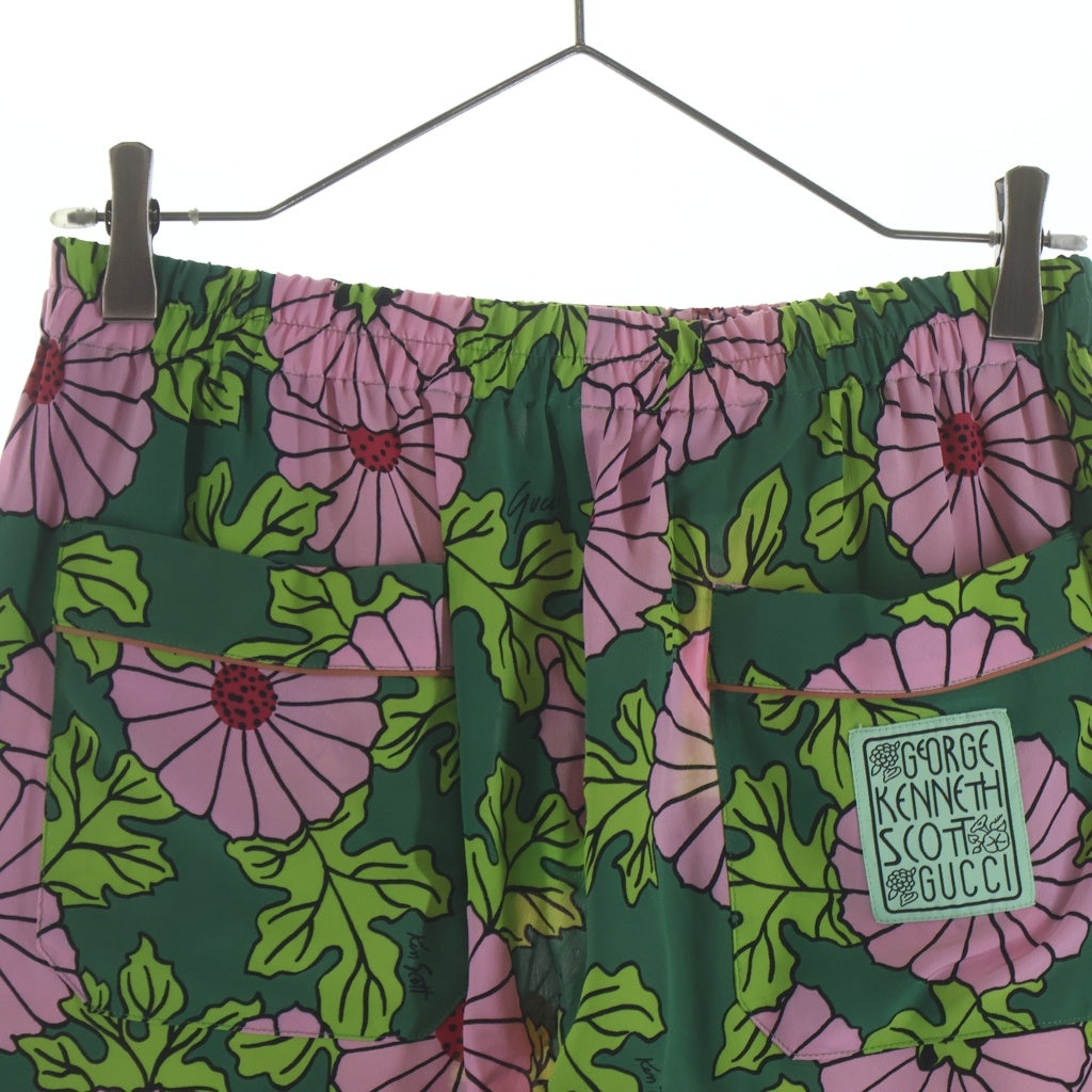 GUCCI(グッチ) KEN SCOTT FLORAL SILK SHORT 639389 ZAGAK フローラル