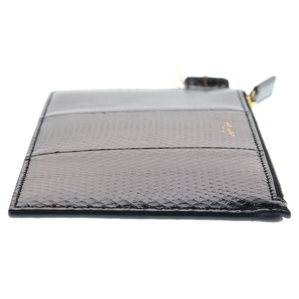 SAINT LAURENT PARIS(サンローランパリ) PYTHON CHAIN POCHETTE 669907 パイソンチェーンポシェット ショルダーバッグ ブラック レディース